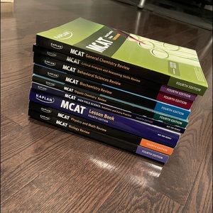 NEW Kaplan MCAT book set
